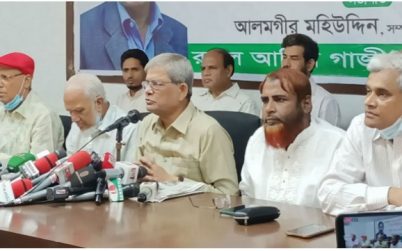 গনঅভ্যুত্থানের বিকল্প নেই -মির্জা ফখরুল