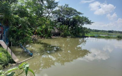 কয়রায় খাল দখল করে অবৈধ স্হাপনা