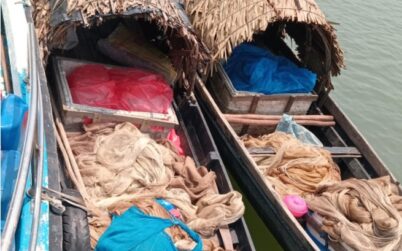 সুন্দরবনে বিষাক্ত থাবা আটক ৪ মাছ শিকারী