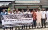 সাংবাদিক তুহিন হত্যার প্রতিবাদে কয়রায় মানববন্ধন ও প্রতিবাদ সমাবেশ